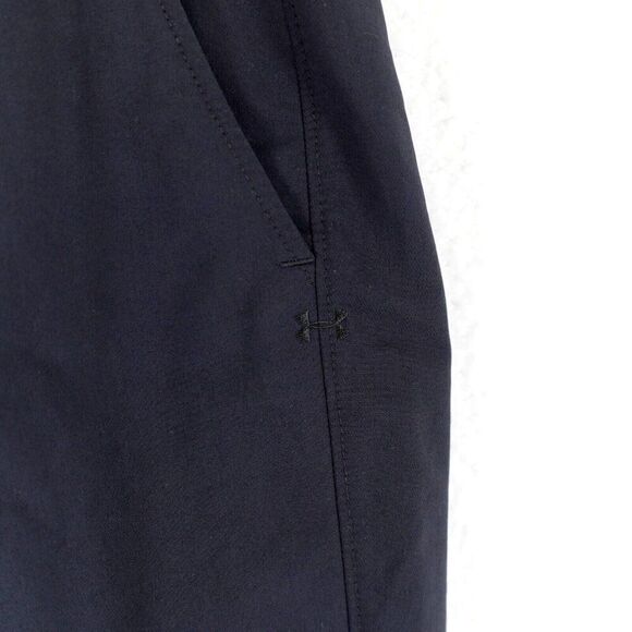 Under Armour Blue Elastic Waist Low Rise Athletic Nylon Polyester Pants 31/31 - Picture 4 of 13